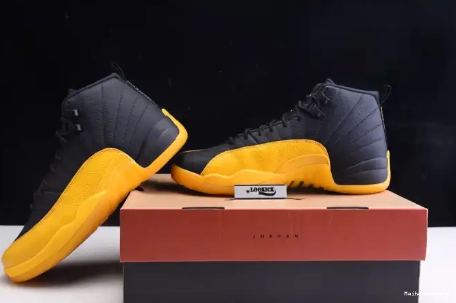 MaikeSneakers Retro Jordan 130690-070 University Air Black 12 Gold 0530